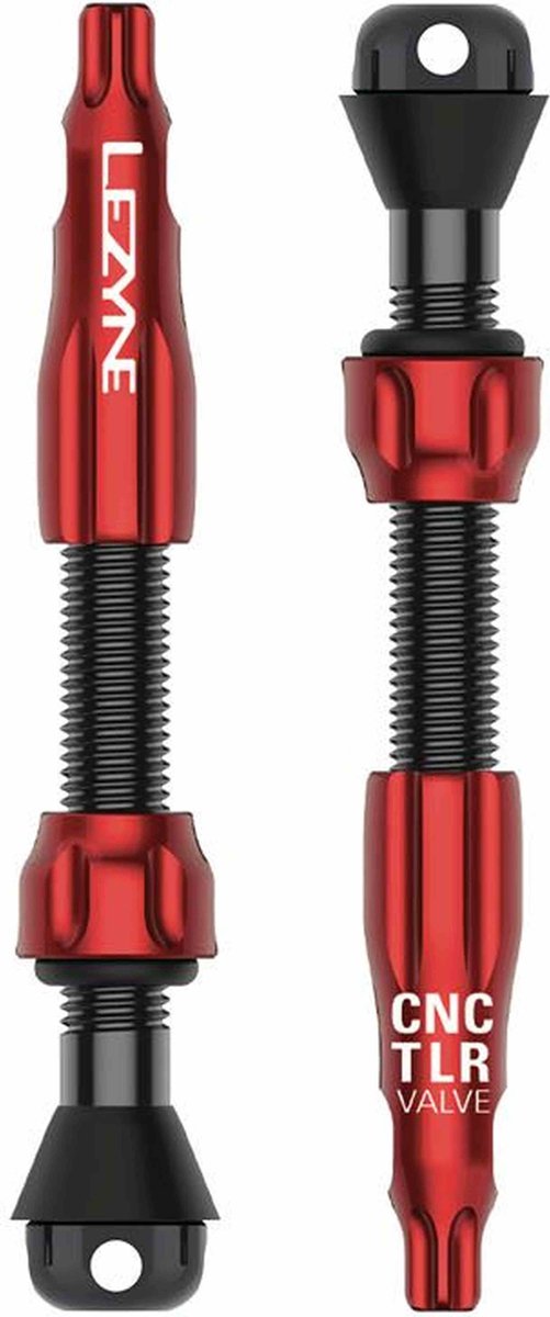 Lezyne Tubeless ventiel CNC TLR ventiel Pro 44 mm - rood