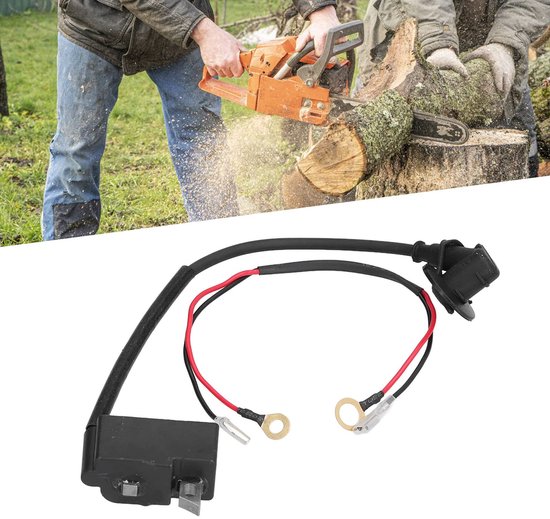 Dailygoods- Bobinemodule Vervangend Onderdeel - Geschikt voor DOLMAR PS-460/PS-500/PS-5000 - Hoogwaardige Bobine - Staal/Rubber - Gewicht 121g - Vervangingsonderdeel — afbeelding 5