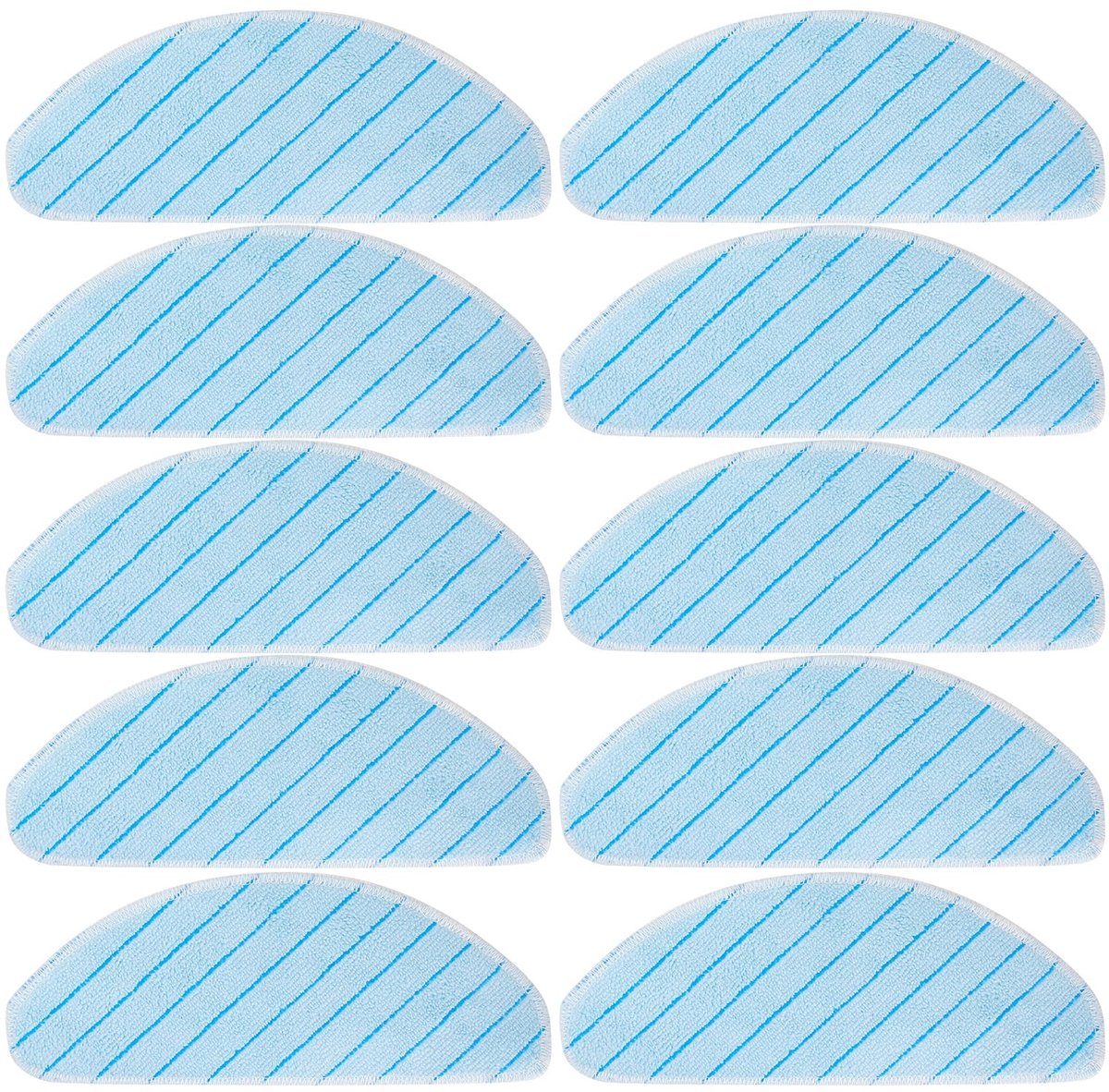 10Pcs Wasbare Reiniging Mop Doek geschikt voor Ecovacs Deebot T9 Serie T9 AIVI T9 PRO T9 MAX Onderdelen