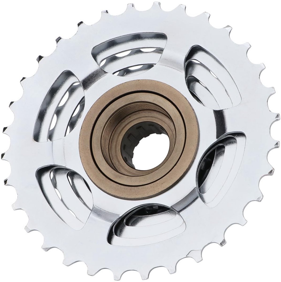 Dailygoods- Fietscassette 6-9 Versnellingen Roestvrij Staal Vrijloop MTB Racefiets Duurzaam Nauwkeurige Tandvorm Fietsversnelling