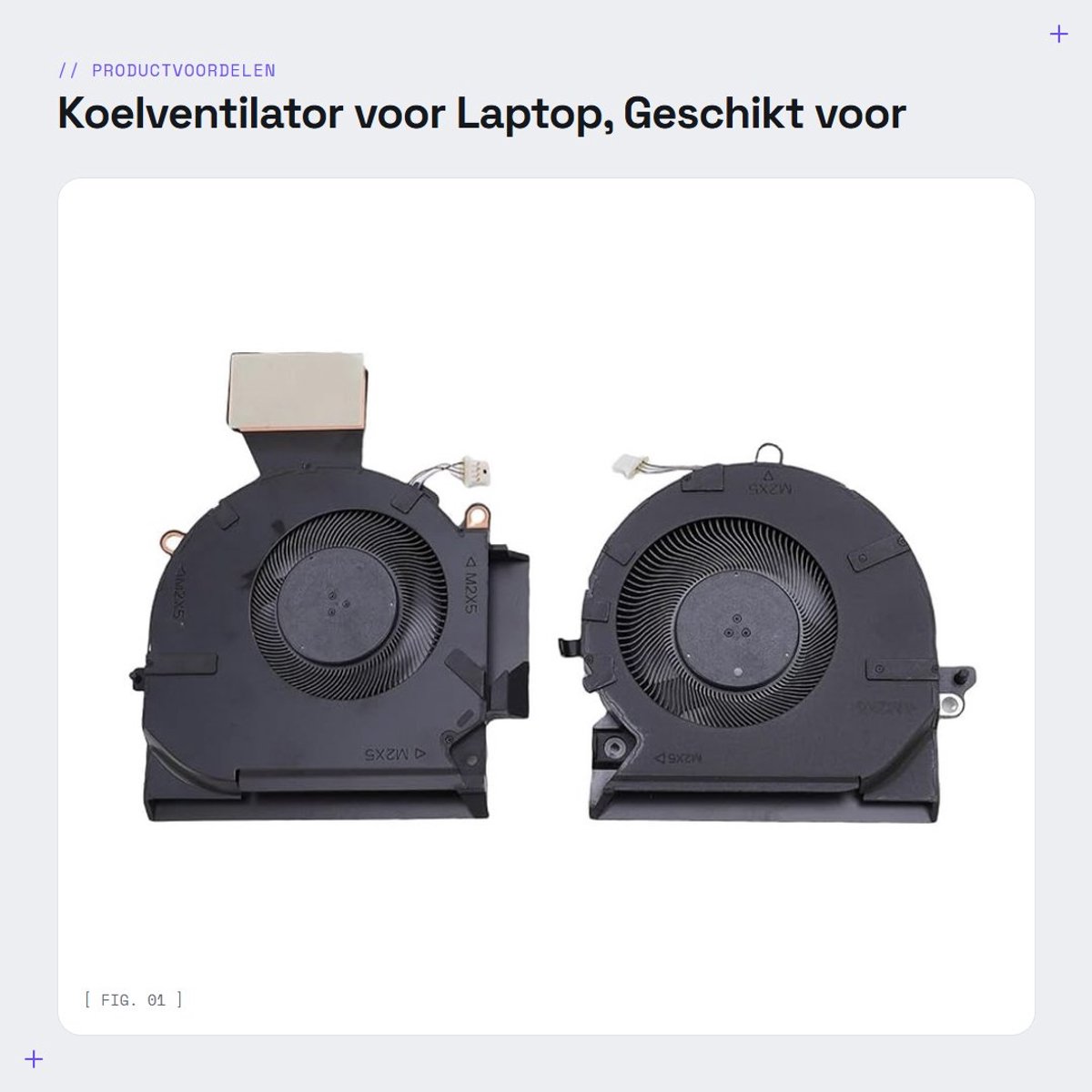 Dailygoods - Koelventilator voor Laptop, Geschikt voor OMEN 16-B Modellen
