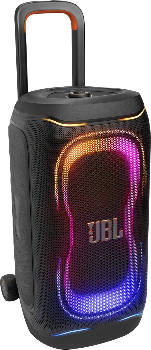 JBL PartyBox 330 - NIEUW - Draadloze Bluetooth Party Speaker – Op Wielen – Uitschuifbare Handgreep - Spatwaterdicht - LED verlichting - 18 uur - Zwart
