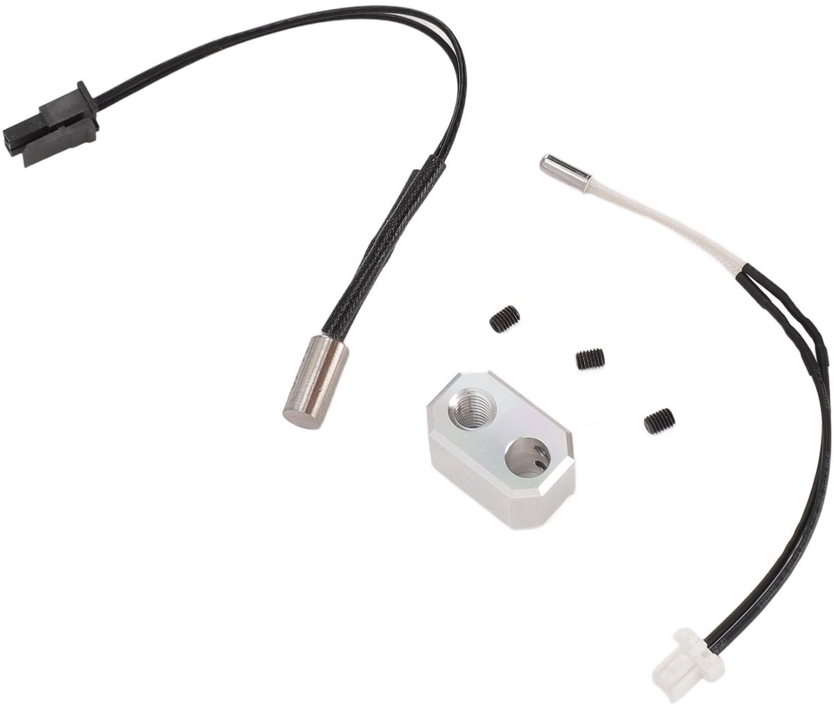 Dailygoods- 3D-printeraccessoires Aluminium - Verwarmingsblok - Thermistorkabel - Verwarmingsstaaf - Printkop - Eenvoudige installatie - Extruder
