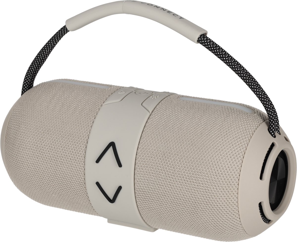 Brainz Bluetooth Speaker met Led - 2x 7W - Beige
