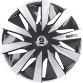 Sparco - Wieldoppen - Velgen - Lazio - 15 inch - Grijs/Zilver