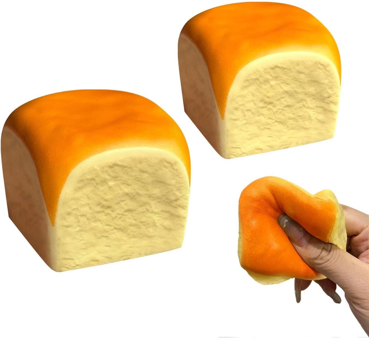 Daity Squishy — Langzaam terugverend — Schattig en rustgevend stressverlichtend speeltje — Stressbal in de vorm van een dumpling — Fidget-speeltje van PU-schuim — Ideaal cadeau voor op kantoor of voor feestjes