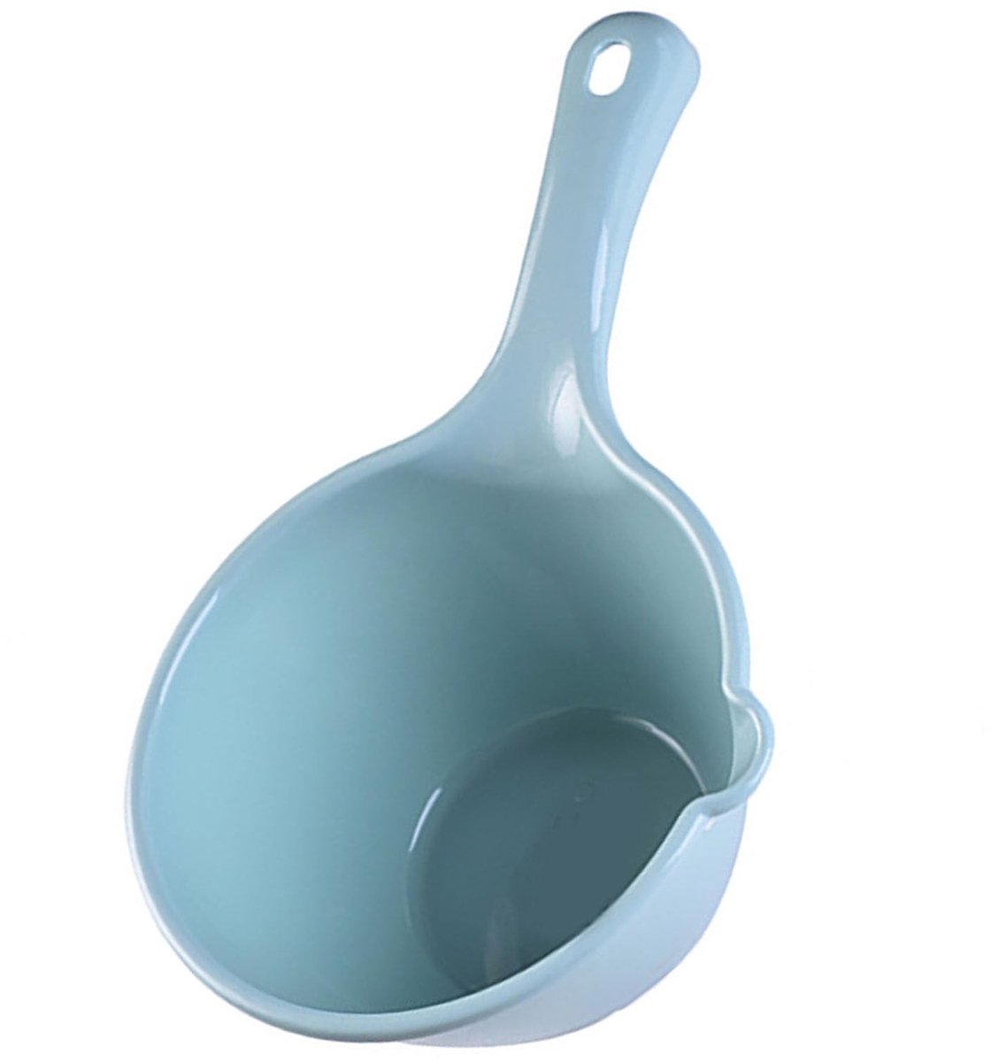 LAUZY- Opscheplepel Duurzaam Plastic - Water Opscheplepel - Badkamer/Keuken - Gemakkelijk Op te Hangen - Diep en Breed - Eenvoudig Schoon te Maken - Watertroffel
