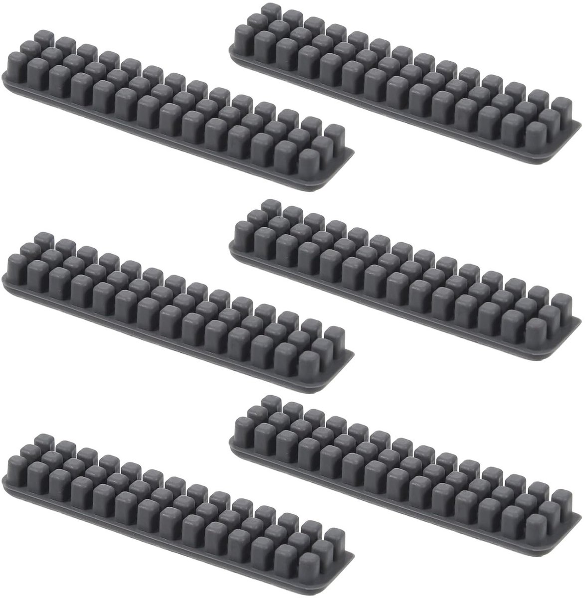 Set van 6 Siliconen Nozzle Borstels voor 3D Printers, Ideaal voor Effectieve Reiniging en Onderhoud van 3D Printkoppen