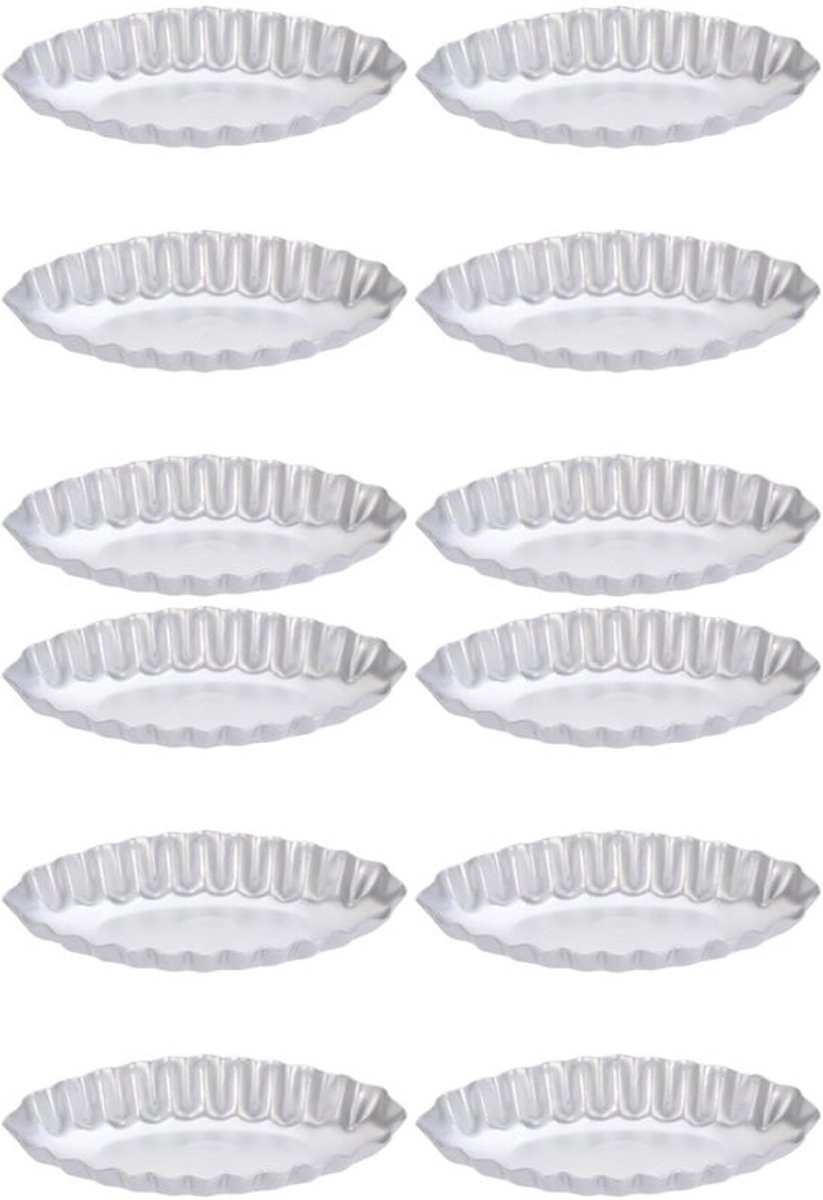 Allecto - Bakvorm Tepaniakygrill Plaat - 12 Stuks - Aluminium