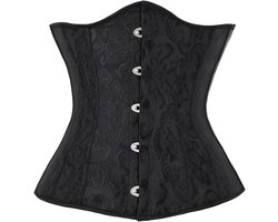 Elegante Satijnen Onderbust Corset met Kant - Taille Cincher voor Shaping en Bruiloft - Functionele Onderkleding voor Vrouwen