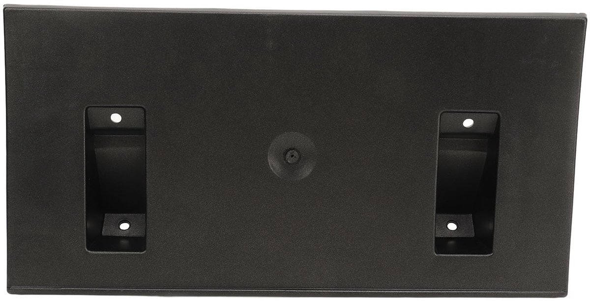 Dailygoods- Kentekenbeugel Zwart - Beschermend Ontwerp - Eenvoudige Installatie - ABS Materiaal - Compatibel met OE-nummer 670025268 - Verhoogt Rijveiligheid - Nummerplaatbeugel