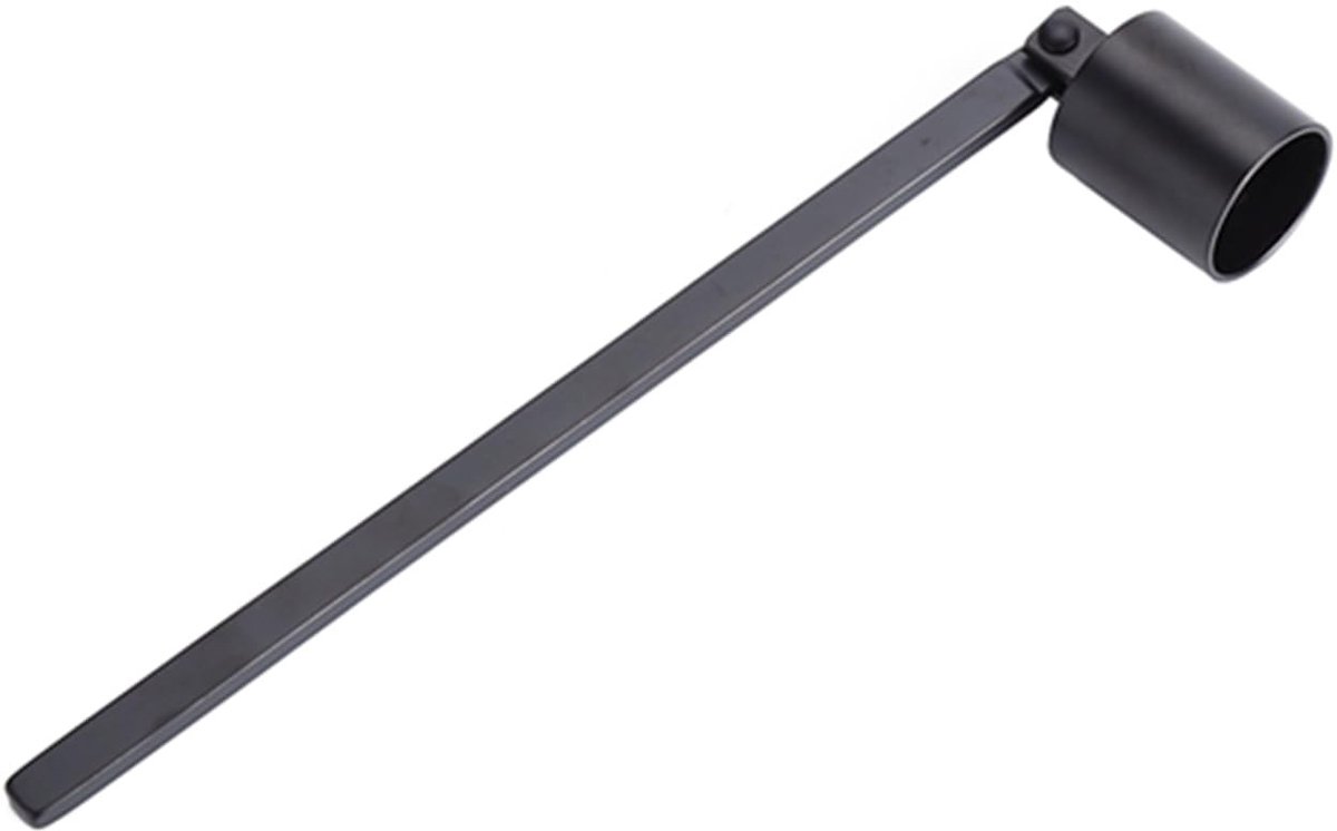 Dailygoods- Kaarsblusser Hoogwaardig Roestvrij Staal - Lontknipper - Kaarsaccessoire - Bruiloft - Verzorging - Schattige Afmetingen 19 x 2,3 cm