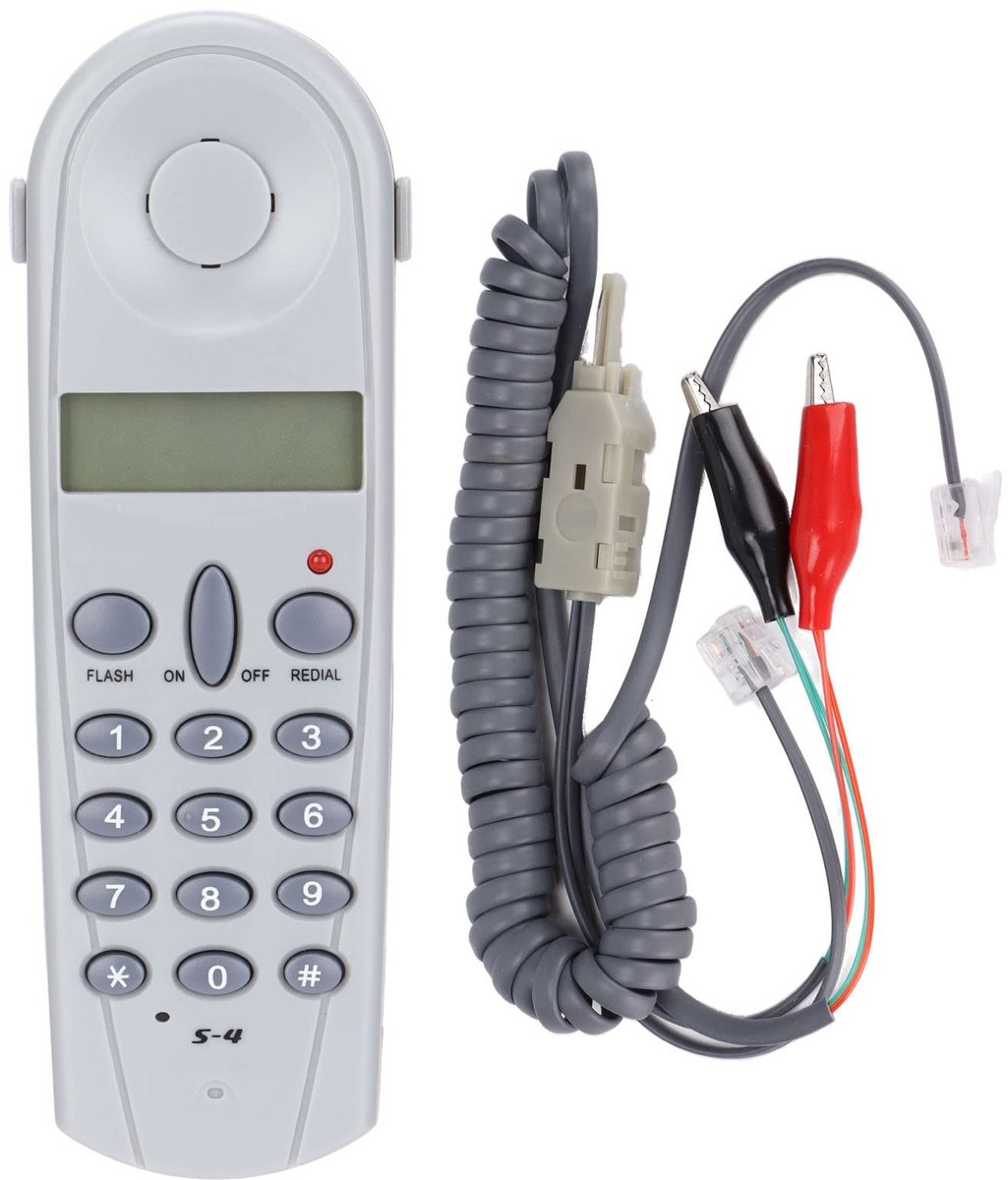 Dailygoods- Telefoonlijntester Automatisch Systeem - Lineman Gereedschap - Nummerherkenning - Lijndetectie - Realtime Tijdweergave - Multifunctioneel - Telefoontester