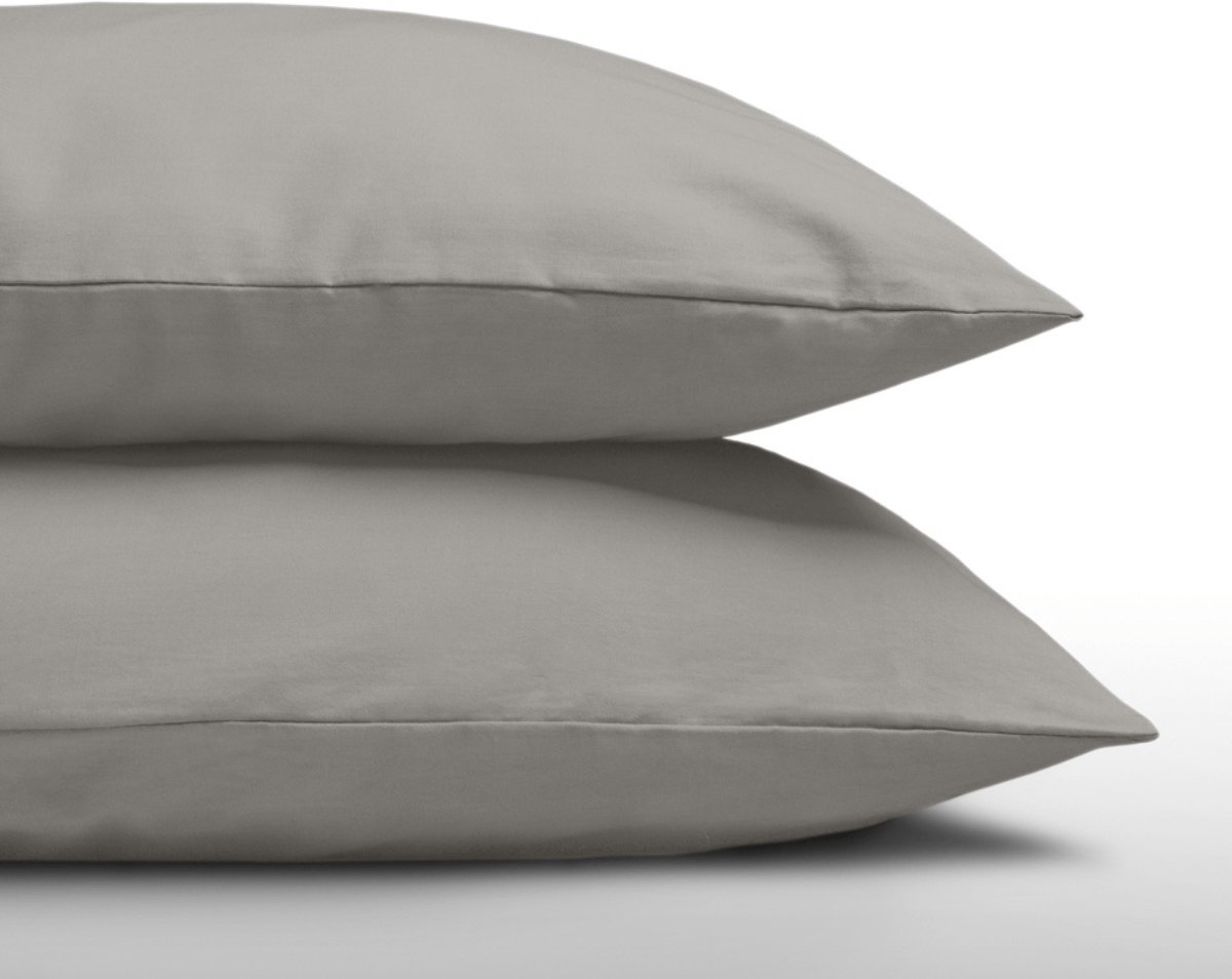 Zelesta Everyday Uni Kussensloop Set van 2 - Zachtgrijs