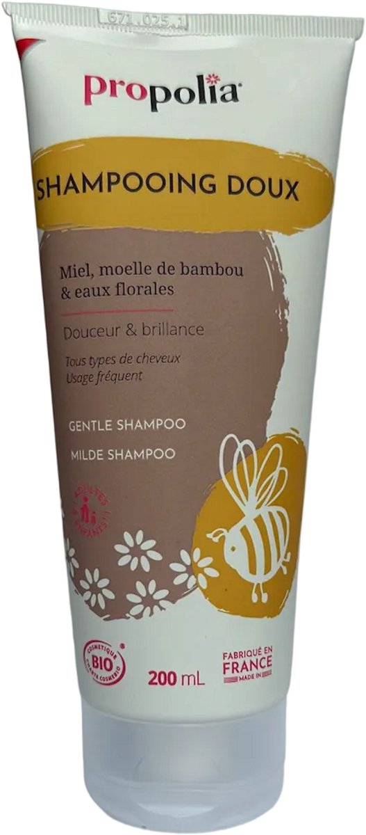 Bio shampoo met honing en bamboe - 200ml - Propolia