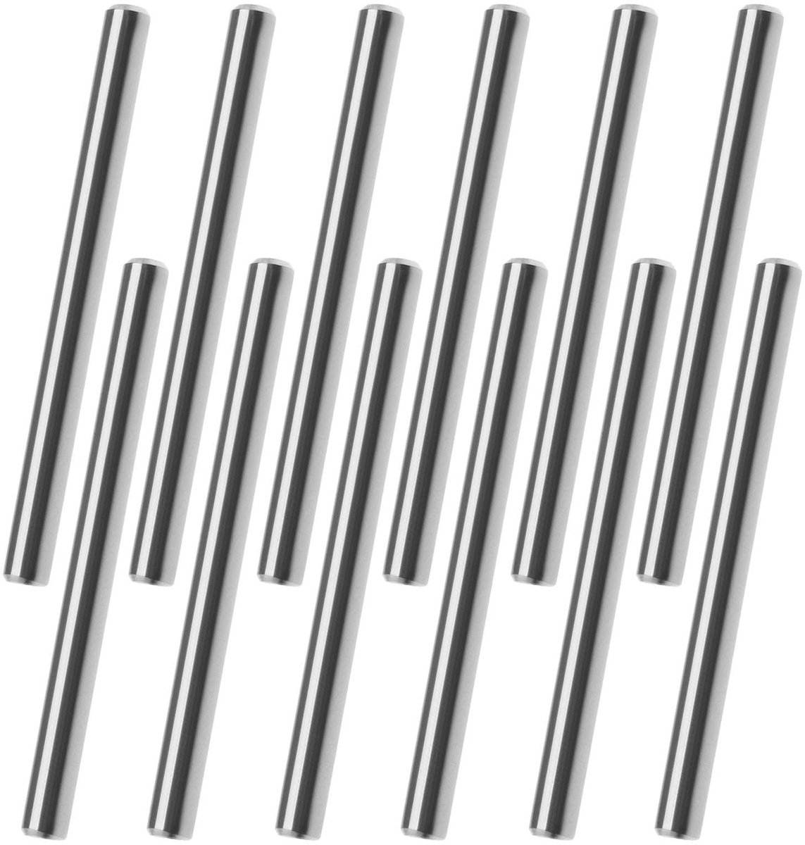 Dailygoods- Dowel Pin 50 Stuks - 4x50mm - Roestvrij Staal - Cylindrische Bevestigingspinnen - Antiroest - Voor Positionering Componenten - Positioneringspin
