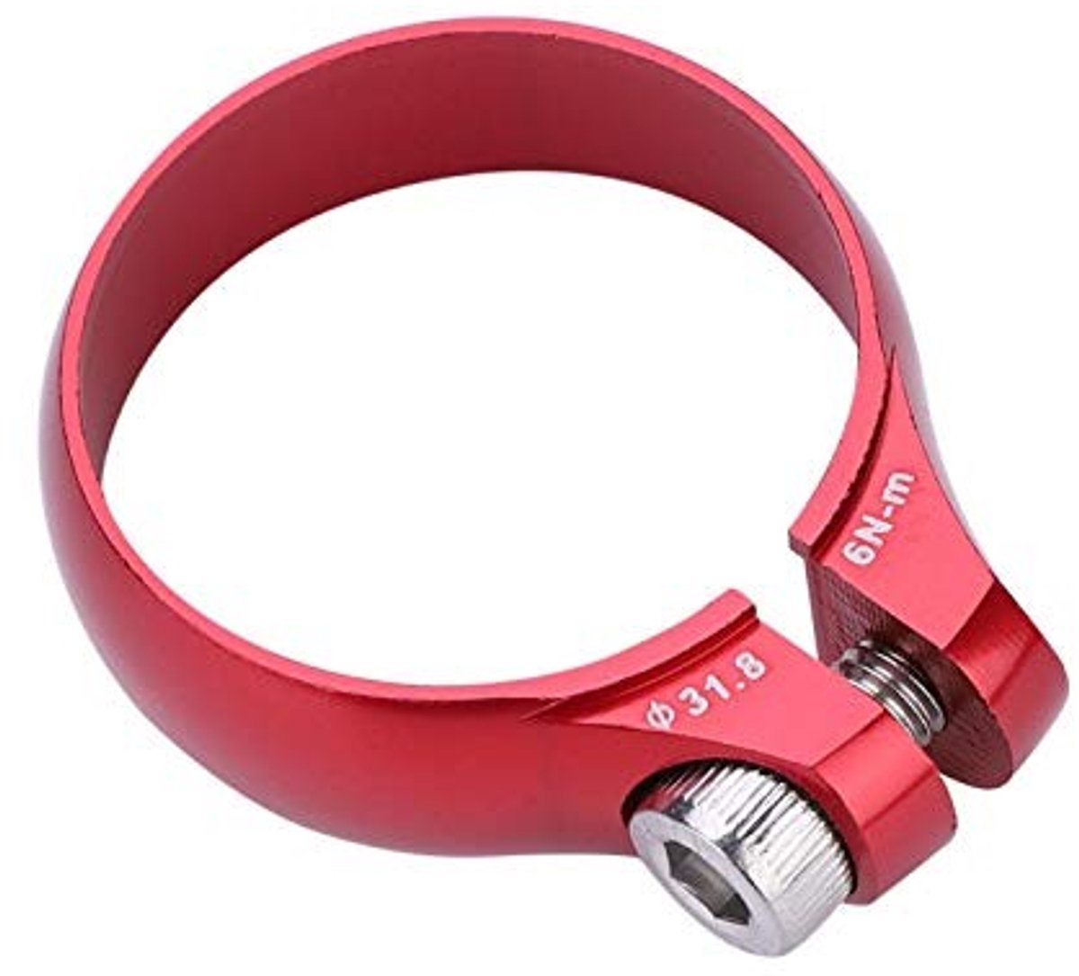 Dailygoods- Fietszadelsteunklem 31,8 mm - Zadelpenklem 27,2 mm - Fietszadel-accessoire - Aluminiumlegering - Lichtgewicht - Eenvoudige installatie
