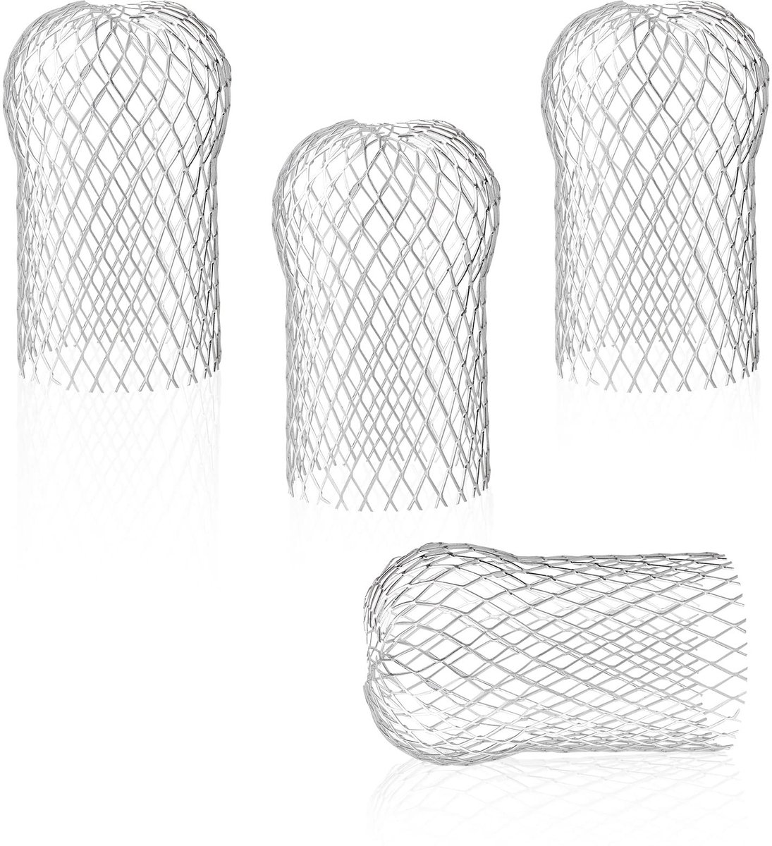 Dailygoods- Dakgootbeschermer Aluminium - 4 Stuks - Bladvervuiling Bescherming - Regenbuisbescherming - Waterdicht - Schokbestendig - Regenpijpfilter