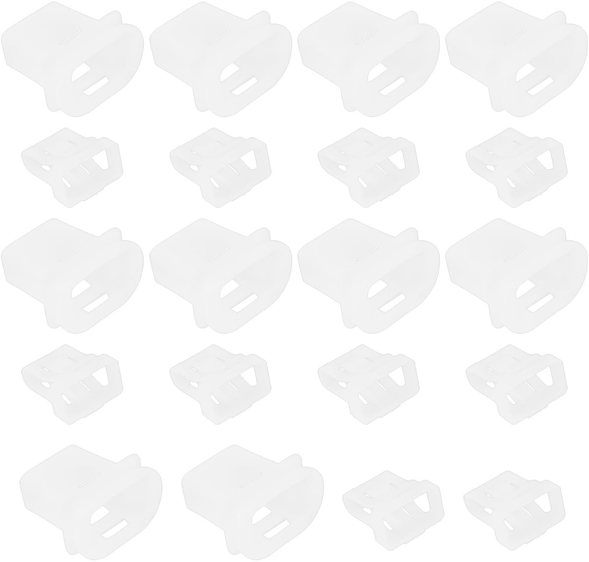 Dailygoods- Bevestiging Achterbank Clips - 10 Stuks - Wit - ABS Kunststof - Compatibel met Toyota/Lexus - Vervangende Clips - Achterbankclips
