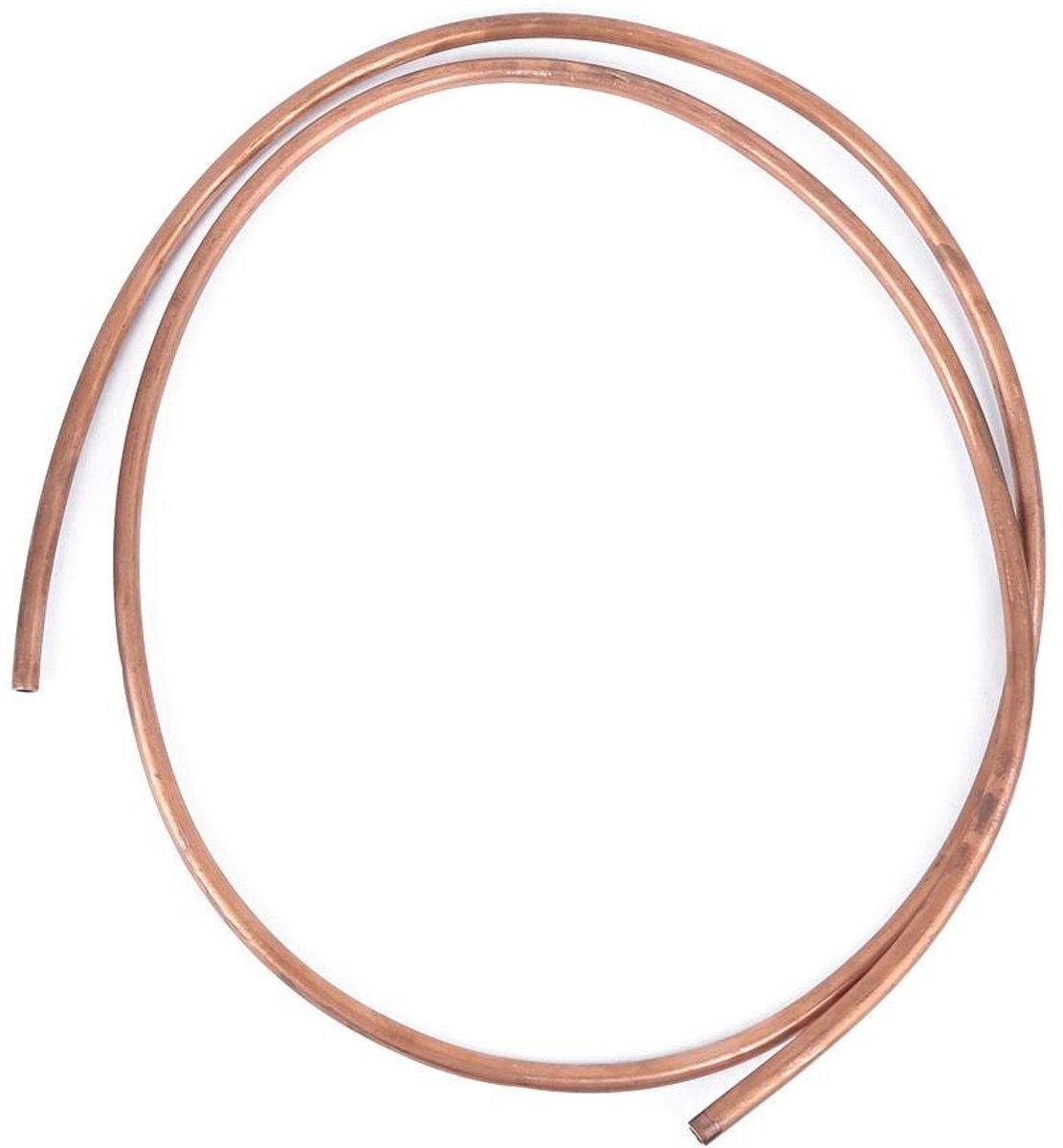 Dailygoods- Koperen Buis 2M - Buitendiameter 10mm - Binnendiameter 8mm - Wanddikte 1mm - Flexibel - Corrosiebestendig - Koelbuizen