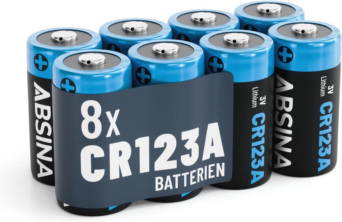 Lithium Batterijen - Wegwerp Cellen - Apparaten Voeden - Extreme Temperatuur - 8 Stuks - Zilver