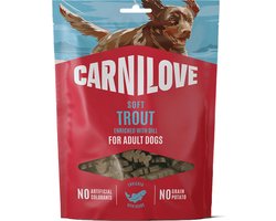 Carnilove Soft Snack - Forel & Dille (200gr) - zachte honden beloning met forel en dille