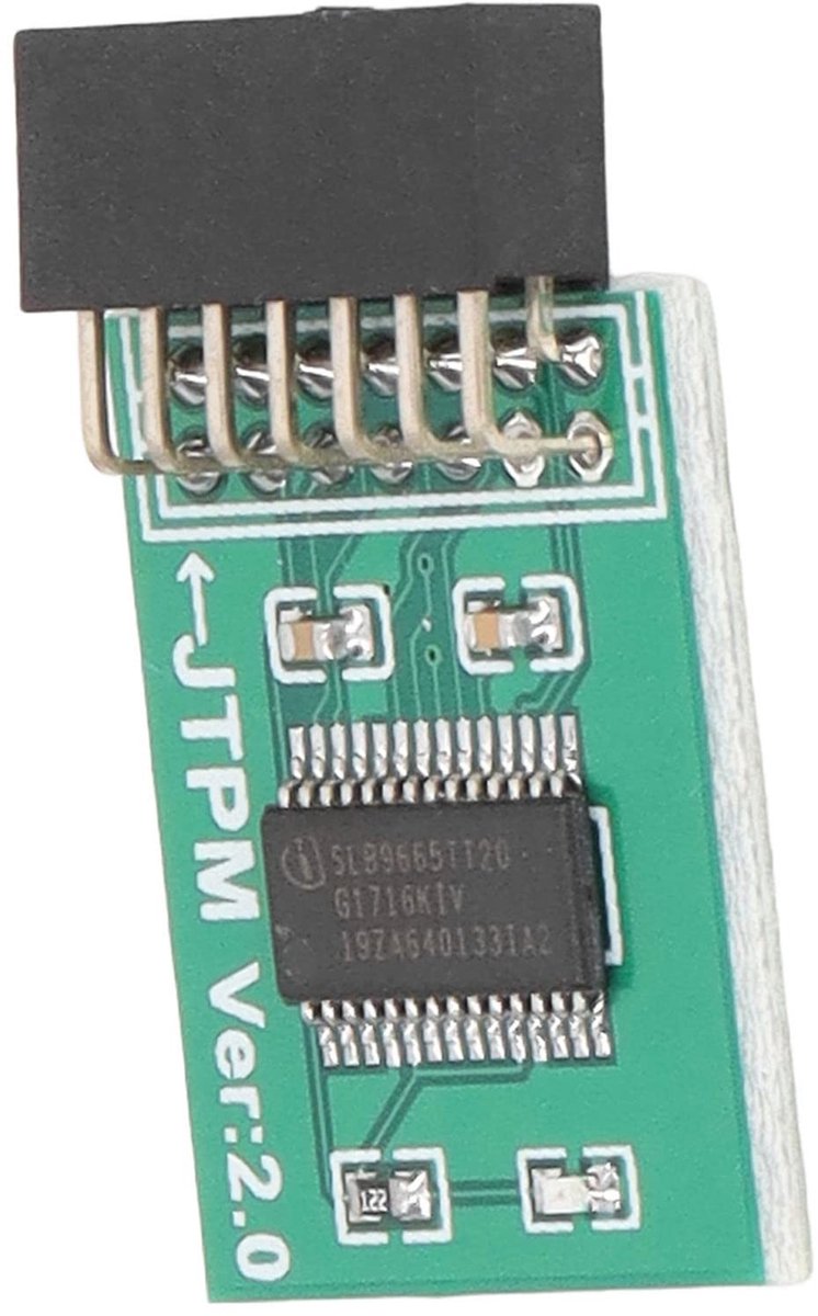 Dailygoods- TPM-module 14-pins - Sterke Codering - Compatibel met Intel/AMD - Ondersteuning voor Z890/Z790/Z590 - Beveiligingsmodule - Geschikt voor 12e tot 14e generatie