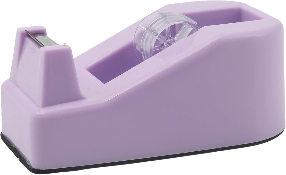 Tape Dispenser Bureau - Kantoor Accessoires - Netjes Werken - Verzwaarde Antislip Basis - 10 x 5 x 5 cm