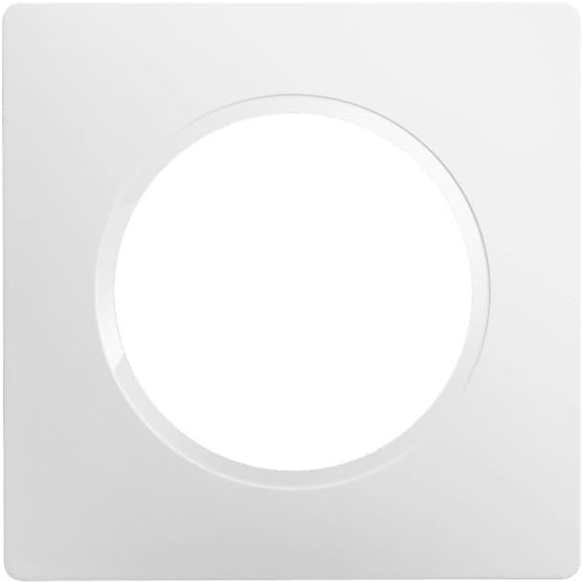 Vervangbare Afdekplaat voor Stopcontacten en Schakelaars - ABS - Zuiver Wit - 86 x 86 x 10 mm