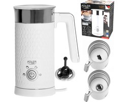 Elektrische Melkopschuimer - Melkwarmer Aerator - Koffie Drankjes Maken - Vier Functies - 905 g - Wit