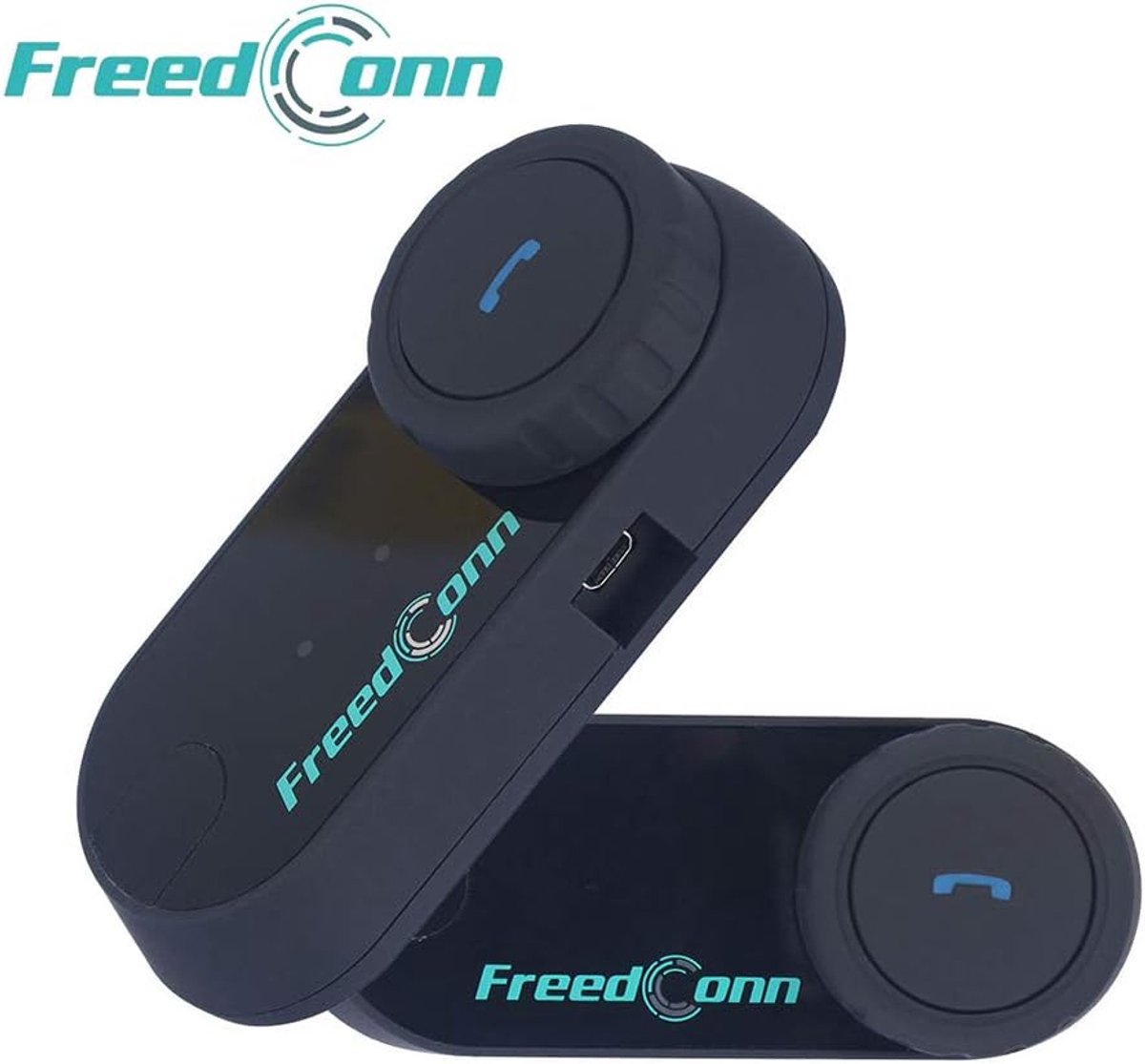 Motorhelm Communicatie - Intercom Systeem - Veilig Communiceren - Bluetooth 5.0 - 800m Bereik - Zwart