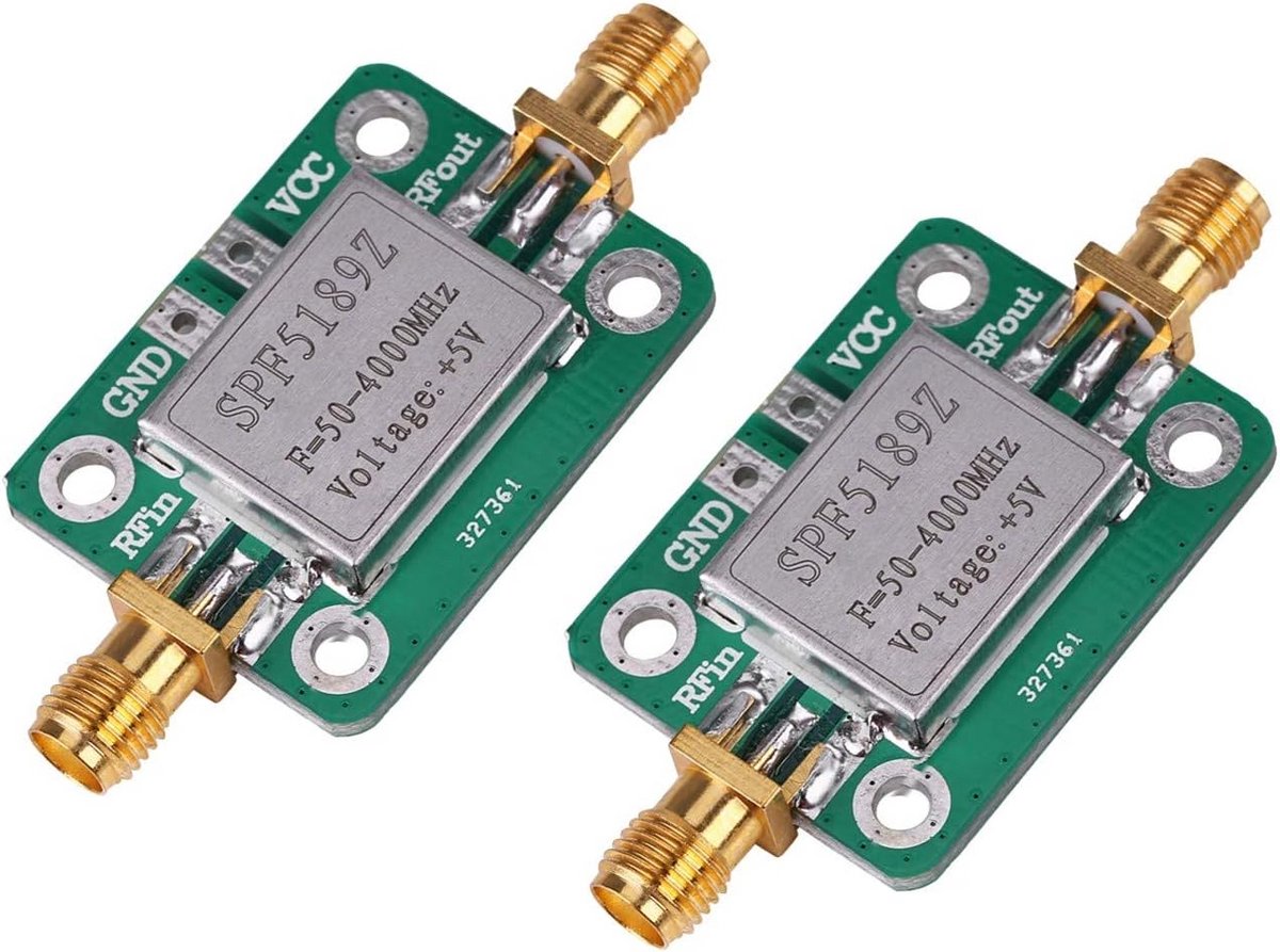 RF Versterker - Signaal Ontvanger - Signaal Verbetering - Laag Ruisniveau - 50-4000MHz - Groen