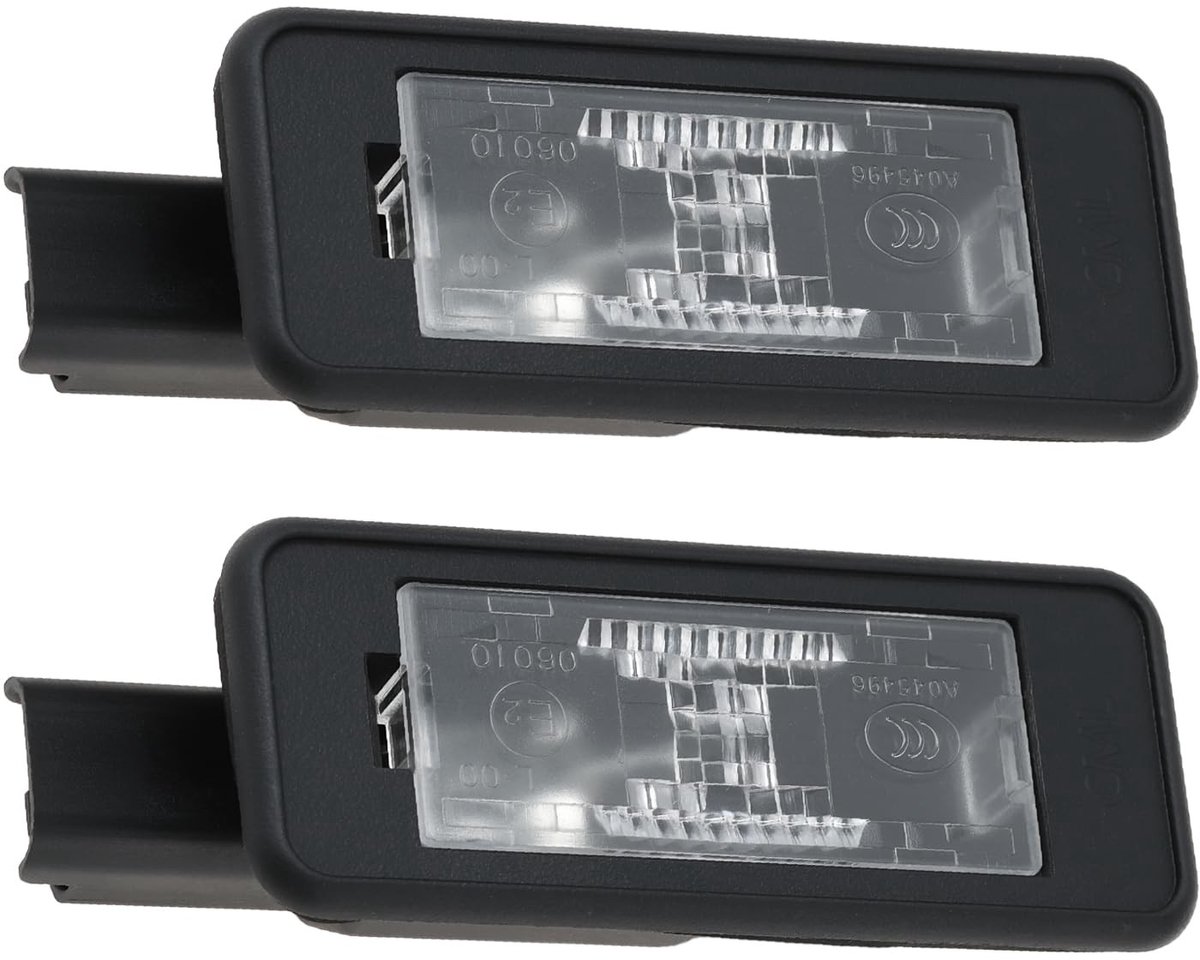 Dailygoods - 2 Stuks Achter Kentekenlampen voor Diverse Peugeot Modellen