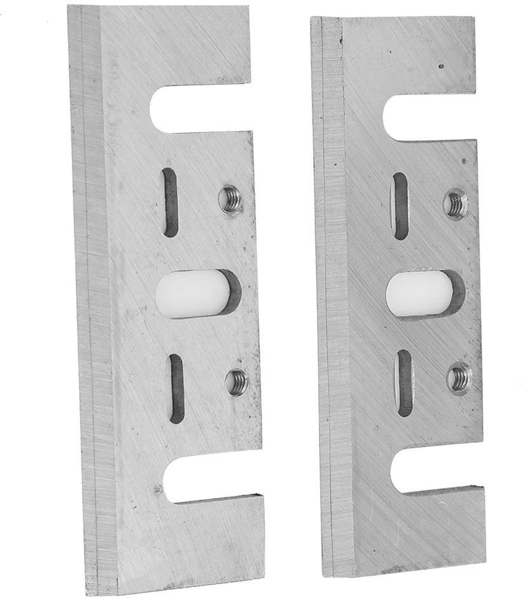 Dailygoods- Lame Rabot 82Mm - Vervangend Blad - Snel Staal - Sterk en Duurzaam - Hoge Frequentie Lassen - Geschikt voor Hard Hout - Schaafblad