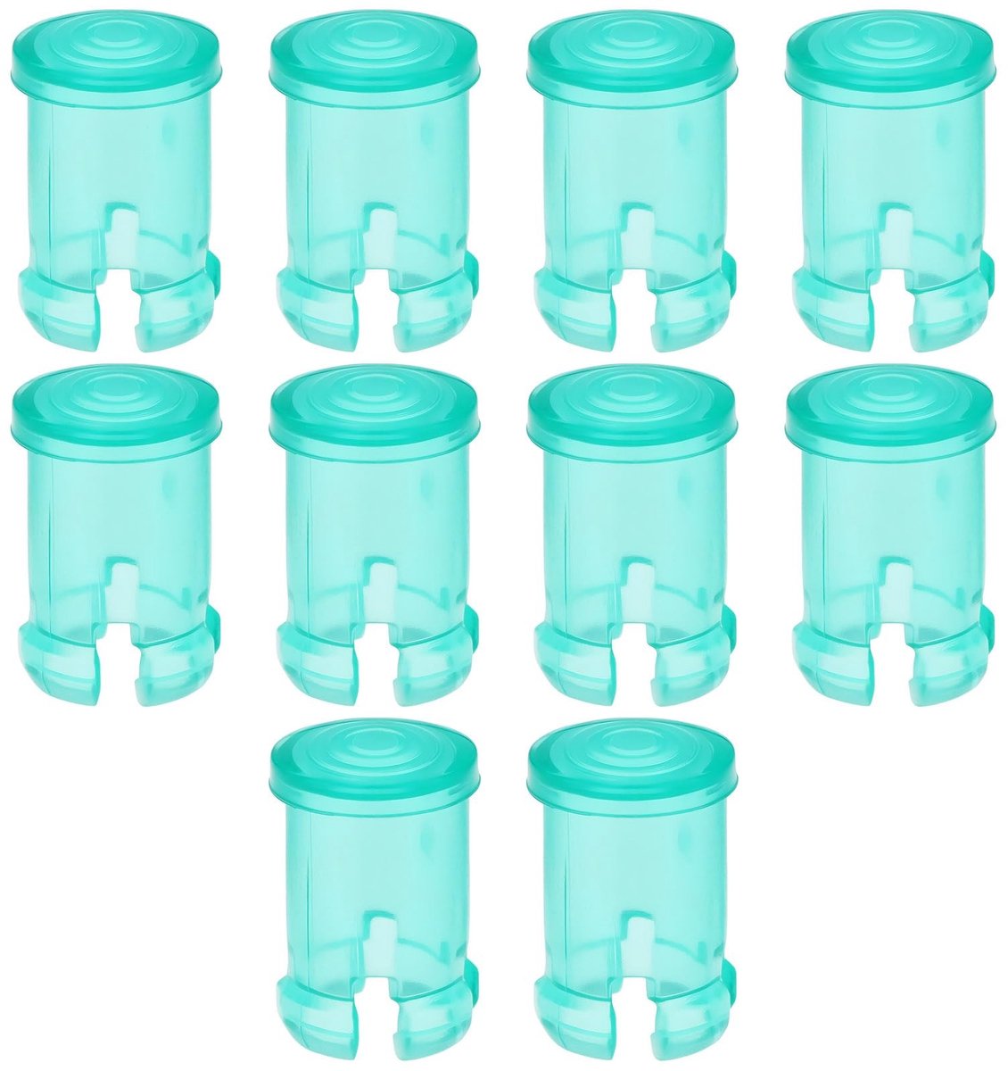 Dailygoods - Groene 5mm LED Lamp Socket Lens Houder Cap, 10 Stuks