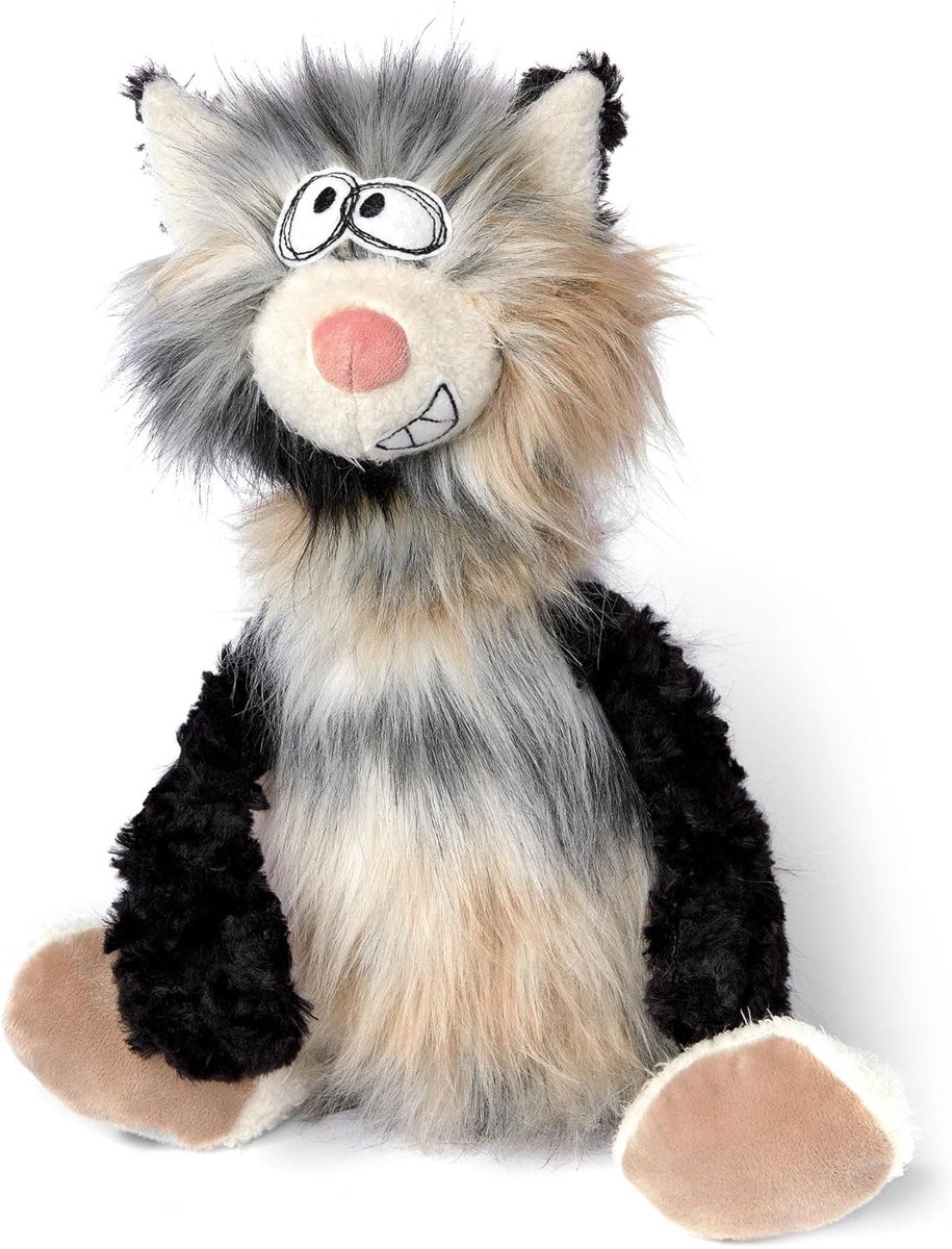 Pluche dier - Knuffelbeest - Verzamelen en spelen - Uniek karakter - 37 cm - Beige