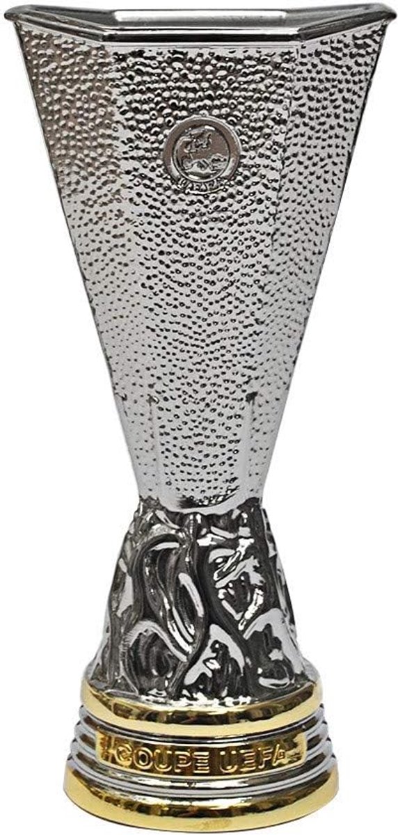 Voetbal Trofee - Mini Beker - Fanartikel Verzamelen - 3D Miniatuur Design - 45 mm Hoog - Zilver