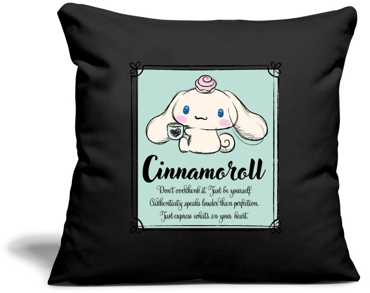 Cinnamoroll Don't Overthink It. Just Be Yourself Sierkussenhoes, 45 x 45 cm