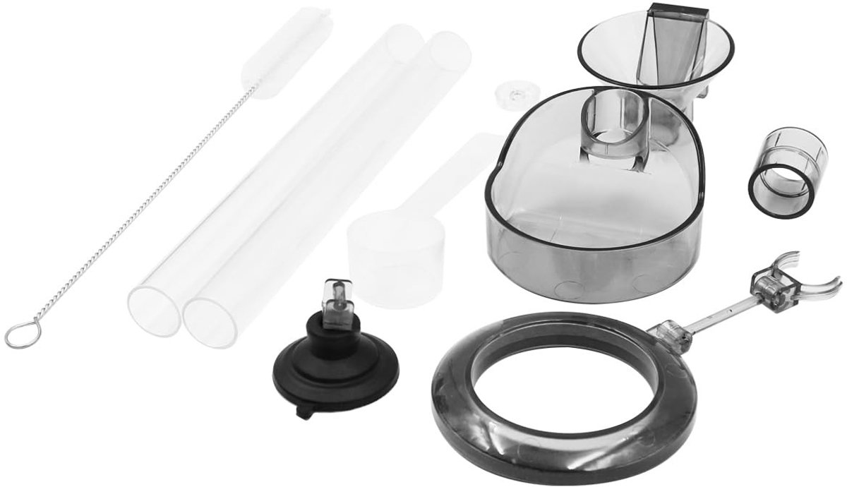 Dailygoods - Garnalen Feeding Tube Set - Voederbuis voor Aquariums - Kunststof - Voeden Ring Accessoires - Geschikt voor Garnalen en Vissen
