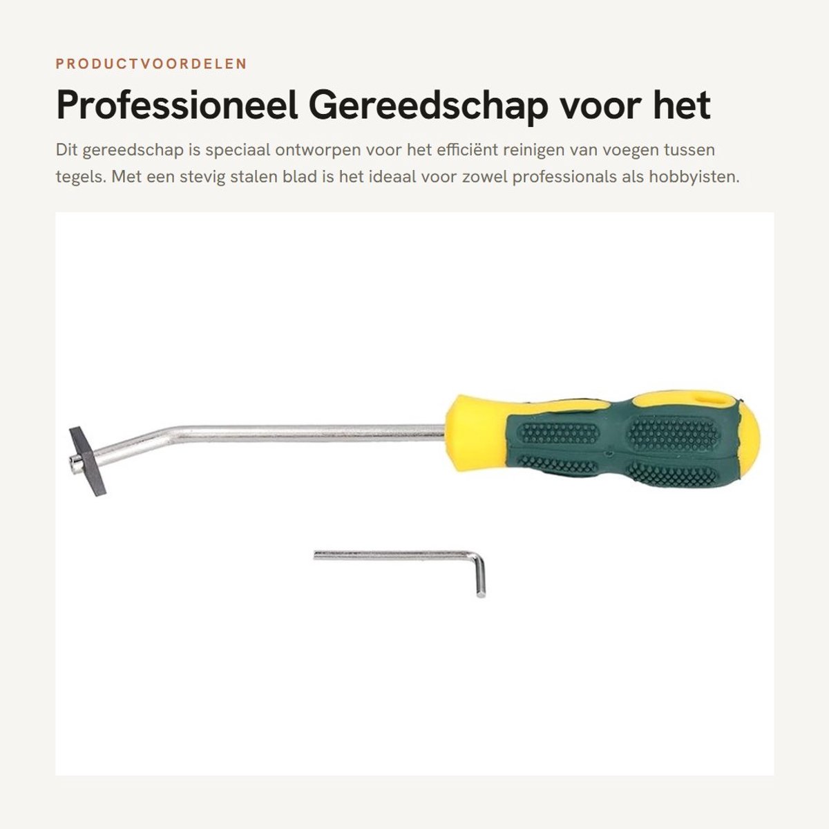 Dailygoods- Voegenverwijderaar Professioneel Ruimtevaartmes - Tegelreparatiegereedschap - Slijtagebestendig - Efficiënt Herstelgereedschap - Geschikt voor Beginners - Voor Keramische Tegels - Tegelsnijder