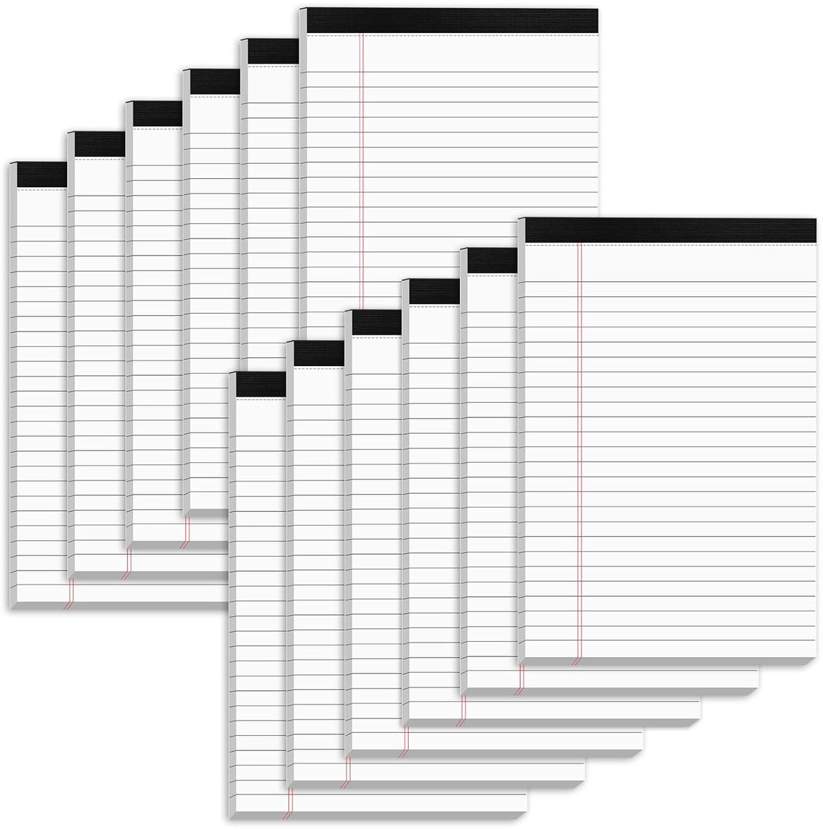 Notitieblokken - Schrijfblokken - Notities Maken - Perforated Pages - 12 x 20.3 cm - Wit