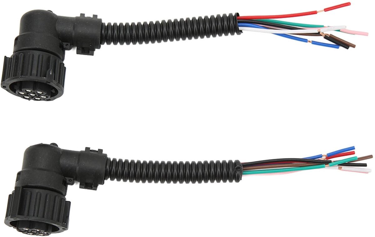 Dailygoods- Achterlichtkabelboom Robuust - Achterlichtconnector - Achterlichtvervanging - ABS/Metaal - Professionele Kwaliteit - Duurzaam en Betrouwbaar - Bedradingsset