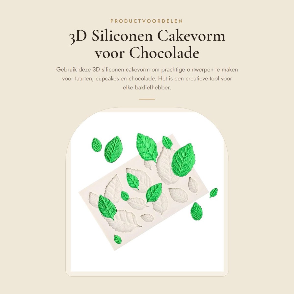 Dailygoods- Cakevorm Creatieve Mould Tray - Siliconen - Decoreren Fondant Taarten - Chocolade/Sugarcraft - Hitte- en Koudebestendig - Vaatwasmachinebestendig - Siliconen Mal