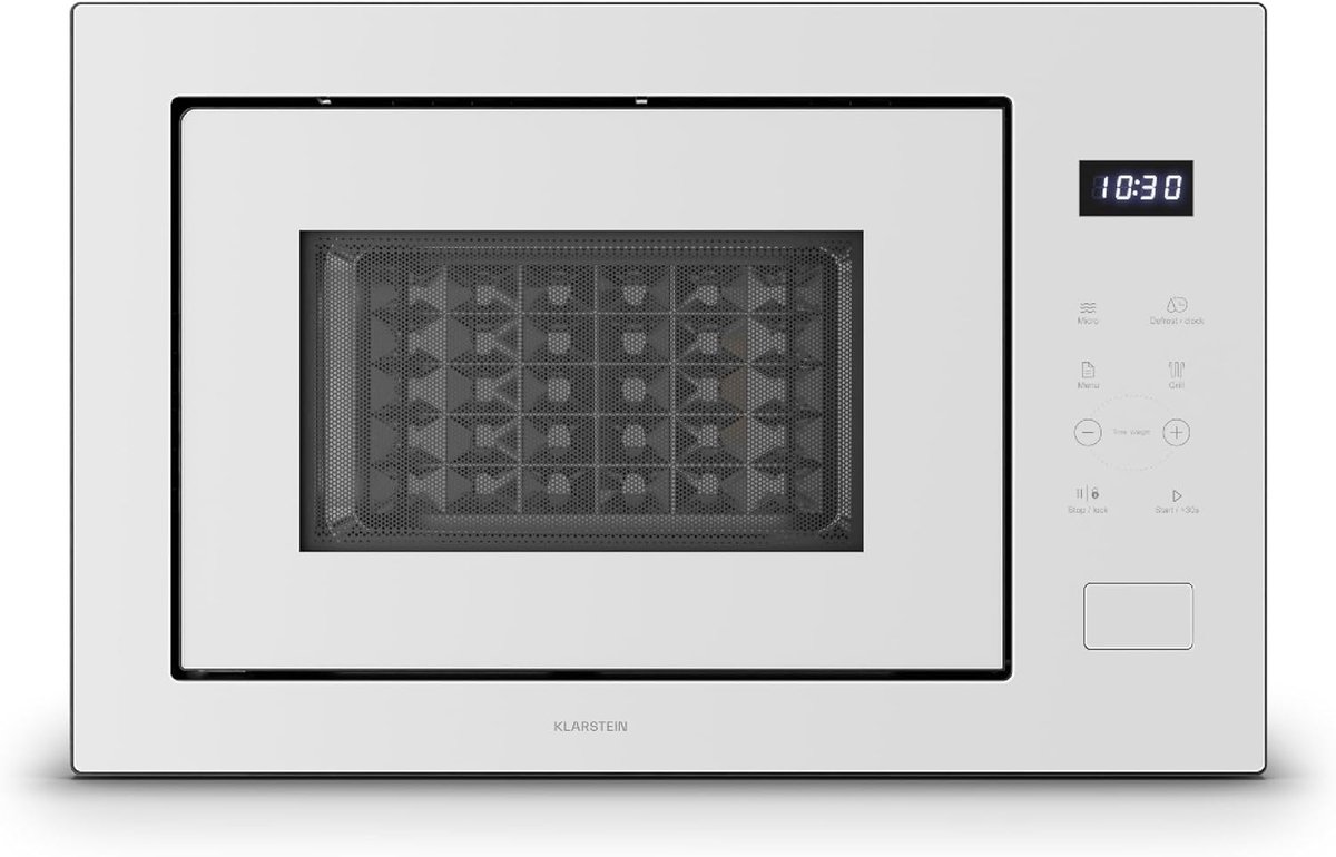 Inbouw Magnetron - Oven Grill - Snel Eten - 8 Programma's - 25 Liter - Wit