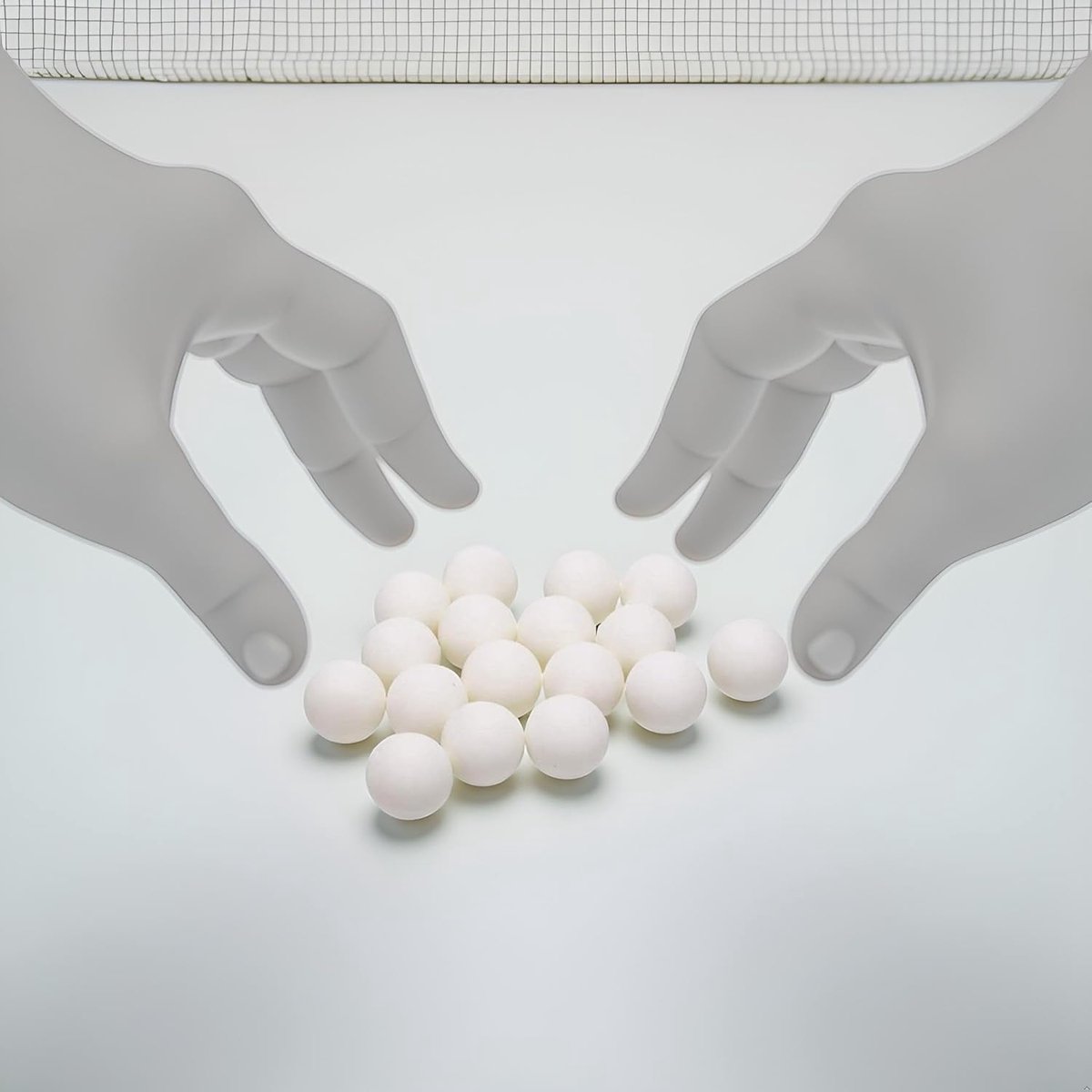 Tafeltennis Ballen - Ping Pong Bal - Sport Wedstrijd - Hoge Elasticiteit - 3 Stuks 40Mm - Wit
