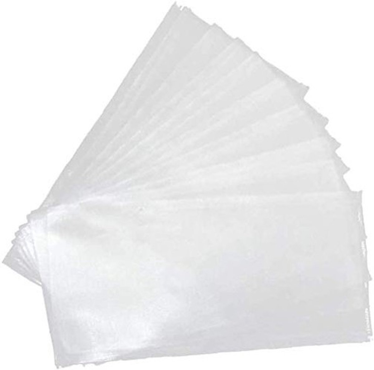 Dailygoods- Karperviszakken 100 stuks - PVA - Wateroplosbaar - Massief Aas - Boilie Rig - Visgerei Accessoires (5 x 10 cm) - Aaszakken