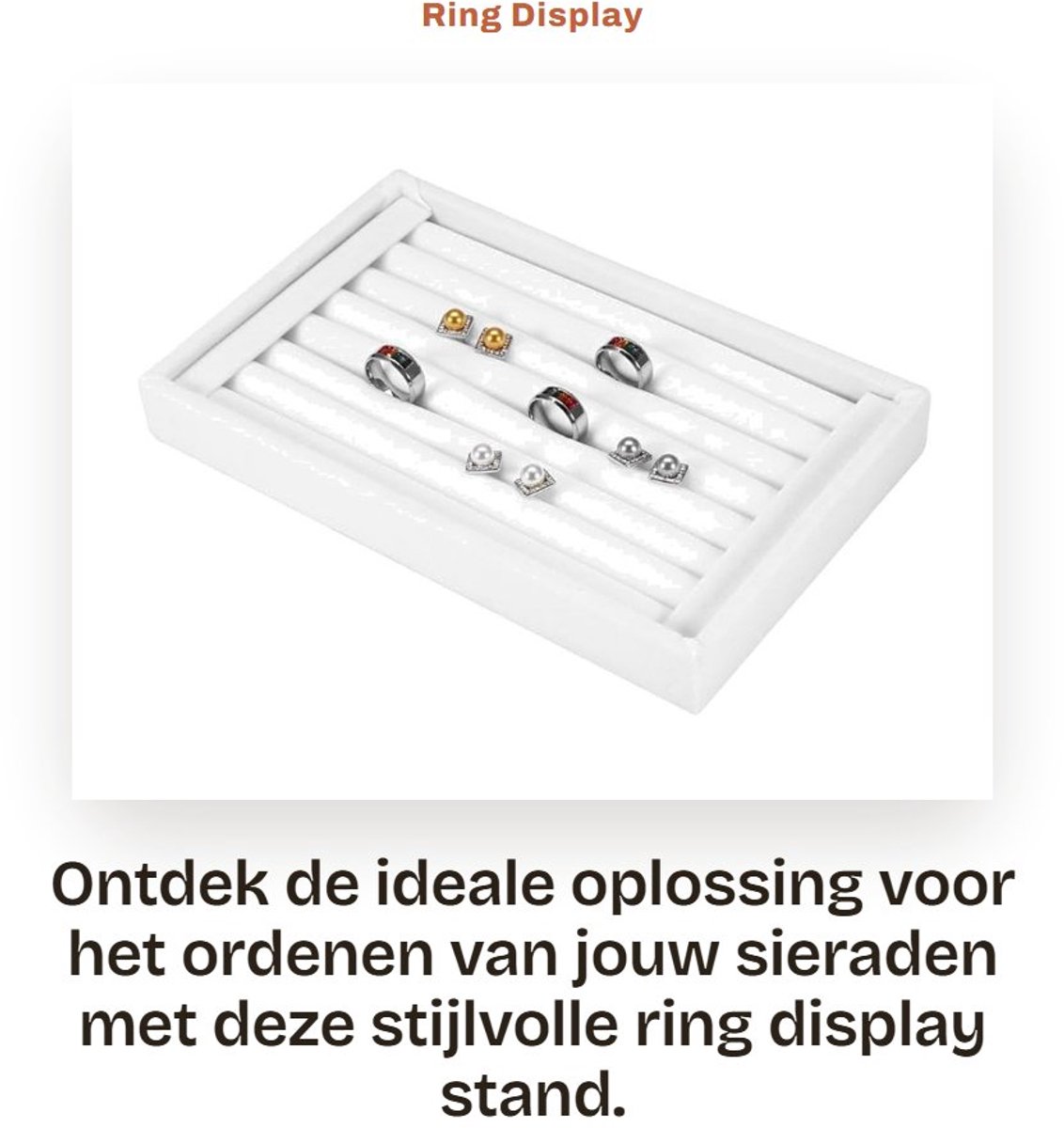 Dailygoods- Oorbellenhouder - Sieradenrekje - Oorbellen display - Duurzaam materiaal - 23 x 14,5 x 3 cm - Elegant design met pluche oppervlak - Juwelenhouder