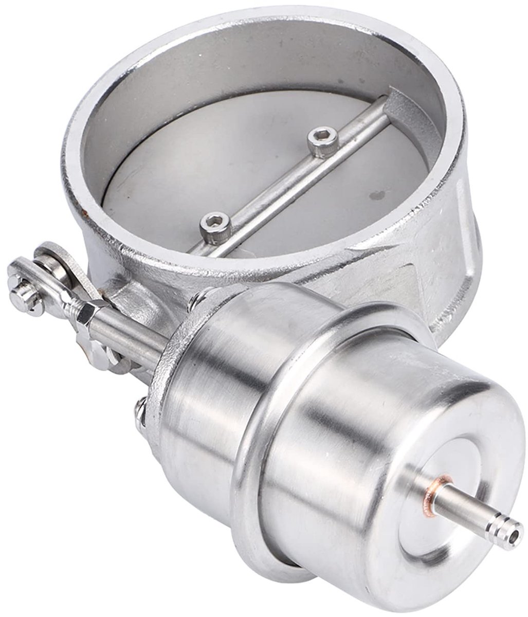 Dailygoods- Uitlaatklep 76mm - Vacuum Actuator - E30 3 Serie - Roestvrij Staal - Schokbestendig - Duurzaam - Vacuumklep