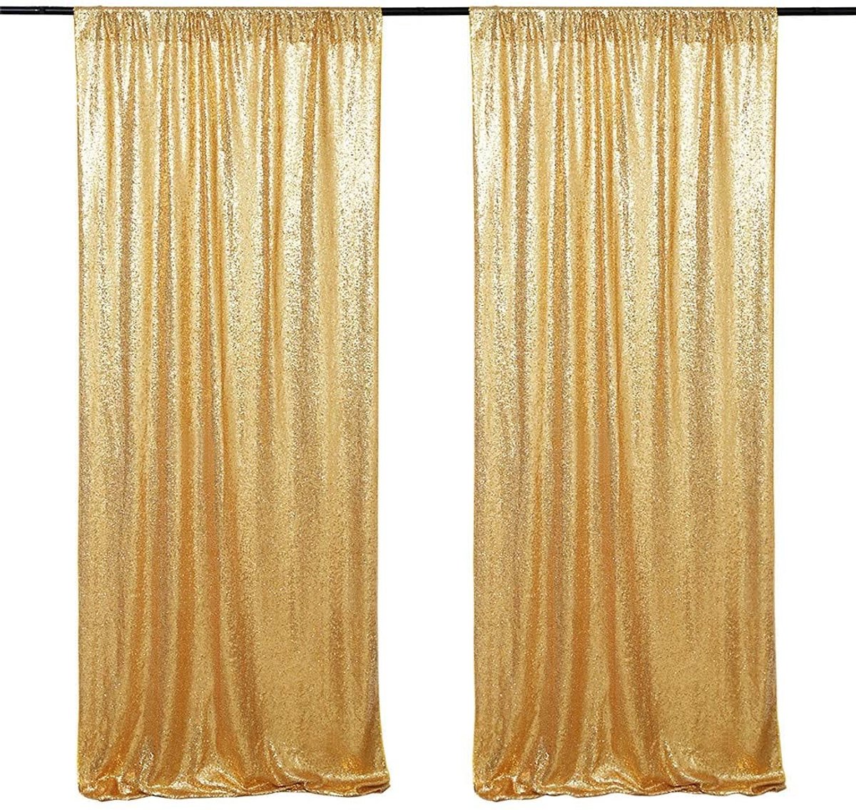 Dailygoods- Pailletten Gordijn Luxe - Achtergronddoek - Achtergrond Fotografie - Achtergrondsysteem - Feestdecoratie - 1,2 x 1,8 m