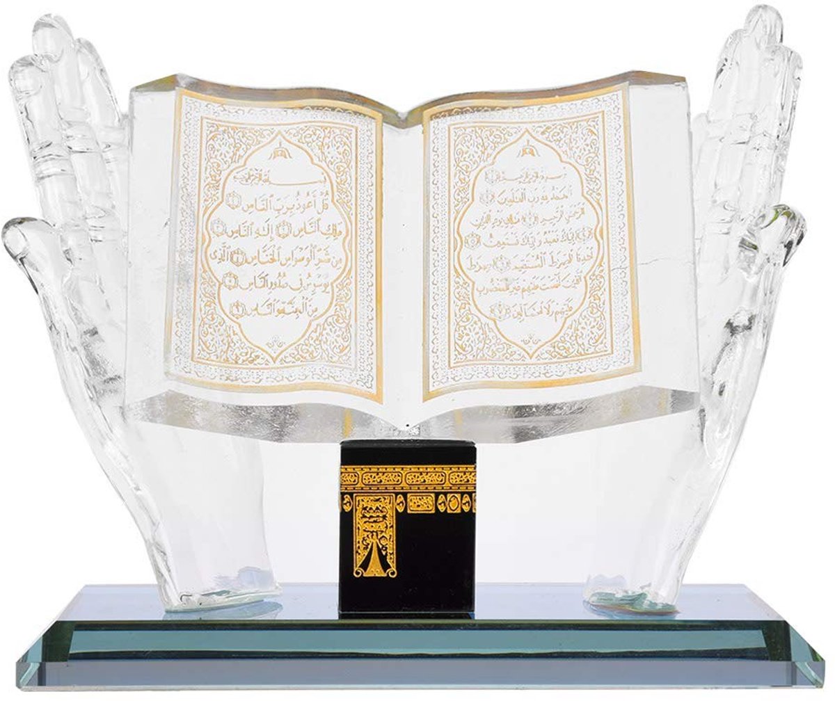 Dailygoods- Beeldjes Moslim - Kristal Decoratie - Decoratieve Souvenirs - Ambachtelijk Model - Uniek Design - Glanzend Kristalglas